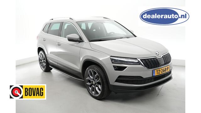 Skoda Karoq 116 pk DSG- Sportline- 19" -Privacyglas-ACC-Zeer nette auto! distributie vervangen, Carplay, Stoelverw,