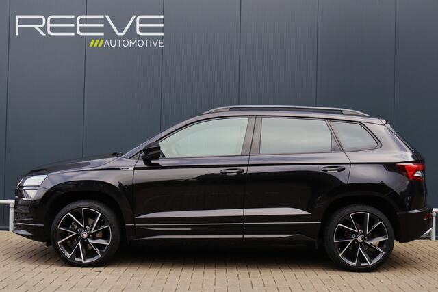 Skoda Karoq 1.5 TSI ACT Sportline Business Automaat | Virtual Cockpit | Trekhaak | Panoramadak | Adaptieve Cruise | Stoelverwarming | Camera | Canton