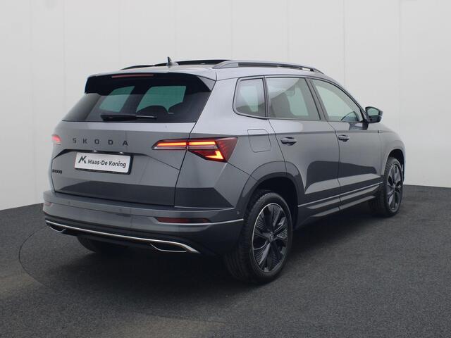 Skoda Karoq 1.5TSI/150PK ACT Sportline DSG · Panoramadak · 360°Camera + Parkeersensoren · Navigatie · Garantie t/m 27-02-2030 of 100000km