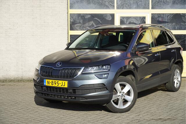 Skoda Karoq 1.5 TSI ACT 150PK! Business Edition Plus BJ2021 Lmv 17" | Led | Pdc | Navi | Keyless entry | Elek. trekhaak | App-Connect | Virtual cockpit | Climate control | Cruise control | Sportstoelen | Verwarmde voorstoelen/achterbank | Verwarmd stuurwiel