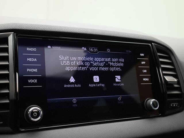 Skoda Karoq 1.5TSI/150PK ACT Sportline Business DSG · Panoramadak · Trekhaak · Apple/Android Car Play · Garantie t/m 23-08-2027 of 100000km