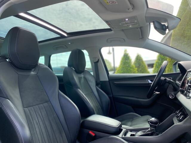 Skoda Karoq 1.5 TSI DSG BNS.ED. PLUS Full Options Panoramadak Leer Alcantara Trekhaak ACC