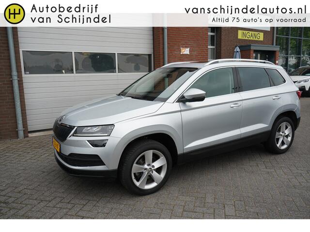 Skoda Karoq 1.5 TSI ACT 150PK BUSINESS EDITION PLUS ORIGINEEL NL PANORAMADAK CAMERA STOEL/STUUR/VOORRUITVERWARMING ANDROID/APPLECARPLAY NAVI ADAPTIEVE CRUISE PDC V+A LED 17INCH ENZ...