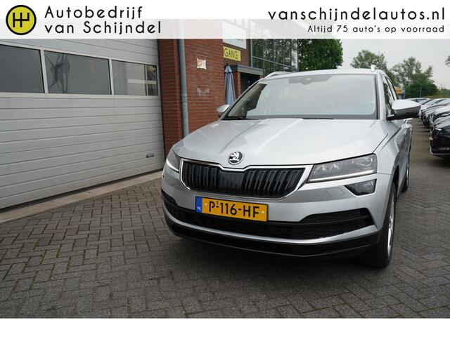 Skoda Karoq 1.5 TSI ACT 150PK BUSINESS EDITION PLUS ORIGINEEL NL PANORAMADAK CAMERA STOEL/STUUR/VOORRUITVERWARMING ANDROID/APPLECARPLAY NAVI ADAPTIEVE CRUISE PDC V+A LED 17INCH ENZ...