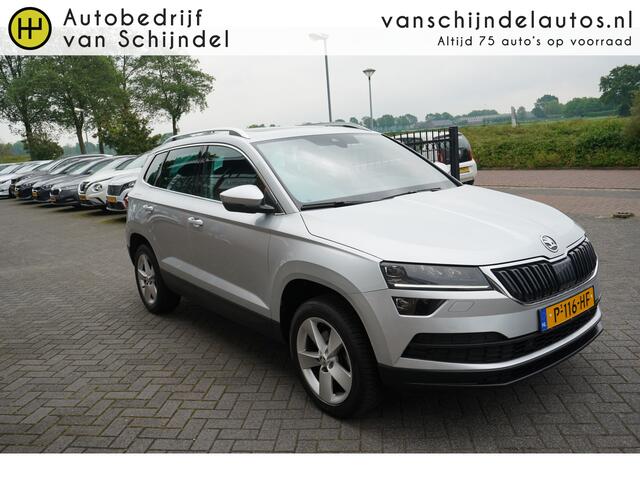 Skoda Karoq 1.5 TSI ACT 150PK BUSINESS EDITION PLUS ORIGINEEL NL PANORAMADAK CAMERA STOEL/STUUR/VOORRUITVERWARMING ANDROID/APPLECARPLAY NAVI ADAPTIEVE CRUISE PDC V+A LED 17INCH ENZ...