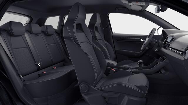 Skoda Karoq 1.5 TSI ACT Sportline Ultimate / Interieur 'Sportline Lounge', sportstoelen/ Virtual Pedal/ SKODA Sound System