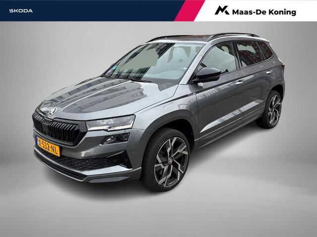 Skoda Karoq 1.5TSI/150PK DSG ACT Sportline Business · Panoramadak · Trekhaak · Apple/Android Car play · Garantie t/m 17-01-2028 of 100000km.