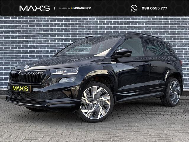 Skoda Karoq 1.5 TSI DSG Sportline Business | Trekhaak | 360 Graden Camera | Parkeersensoren | Panoramadak | Cruise Control Adaptief | Virtual Cockpit | Elektrische Achterklep | Navigatie | Apple Carplay | Android Auto | Stoelverwarming