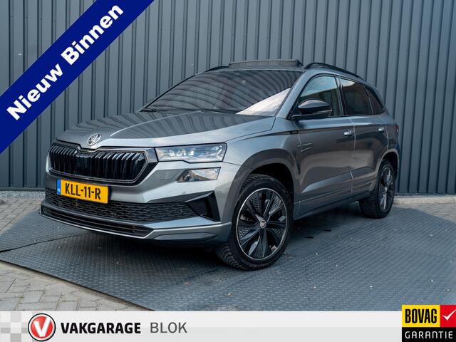 Skoda Karoq 1.5 TSI ACT Sportline Business | Panodak | Trekhaak wegkl. | Stoel geheugen | Leder | Prijs Rijklaar!!