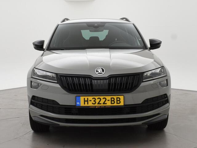 Skoda Karoq 1.5 TSI ACT SPORTLINE + WEGKL. TREKHAAK | VOL LEDER | ADAPTIVE CRUISE | CANTON | CAMERA