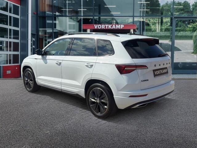 Skoda Karoq 2.0 TDI DSG 4X4 SPORTLINE TREKHAAK/PANO-DAK/CAM/ELEK-KLEP/CRUISE/STOELVERW