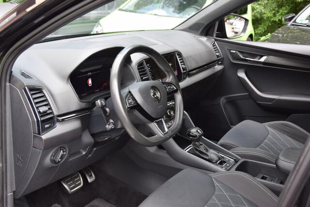 Skoda Karoq 2.0 TSI 4x4 Sportline Business DSG Automaat | BOVAG Garantie | Unieke Auto! | Trekhaak | Panoramadak | Camera | Adaptive Cruise Control | 19'' Velgen | Stoelverwarming | Canton |