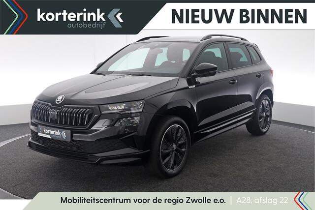 Skoda Karoq 1.5 TSI ACT Sportline Business Leer, Geheugen stoelen, ACC, Stoelverwarming