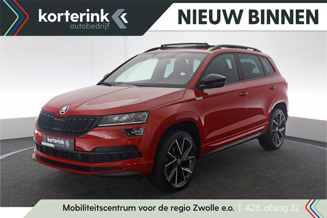 Skoda Karoq 1.5 TSI ACT Sportline Business Pano, Trekhaak, Camera,Stoelverwarming, Elektr. Achterklep,