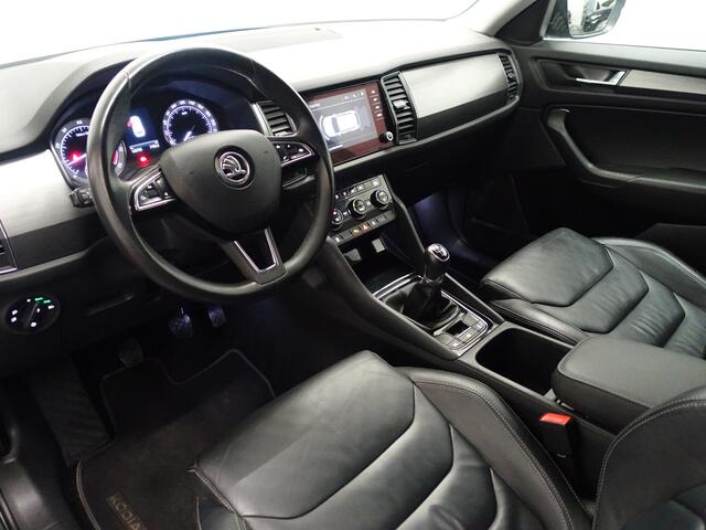Skoda Kodiaq 1.4 TSI Sportline- 7 Pers, Sport Leder, Navi, Xenon Led, Carplay, Keyless, Park Assist