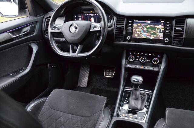 Skoda Kodiaq 1.5 TSI Sportline Business 7 Persoons Navi/Led/Ecc/Pdc/Achteruitrij-camera/Stoelverwarming/Half-Leer/Privacy-Glass/Cruise control adaptief/Elektrisch verstelb. bestuurdersstoel met geheugen/Canton geluid