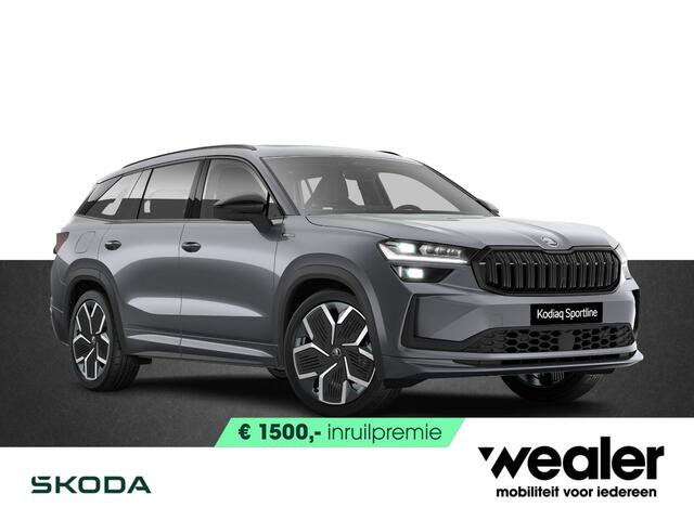 Skoda Kodiaq Sportline Business 1.5 TSI PHEV 204 DSG | Automaat | Pano-dak | Trekhaak | 21" Lichtmetalen Velgen | Led Matrix | Winterpakket |