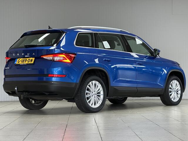 Skoda Kodiaq 1.5 TSI Business Edition/ Automaat!/ Trekhaak/ Camera/ Audio-Premium/ LED Koplampen/ Keyless/ 18'' LMV/ Sfeerverlichting/ Apple + Android/ DAB+/ Navi/ Adaptive Cruise/ Mistl./ PDC V+A/.