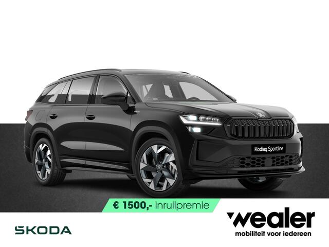Skoda Kodiaq Sportline Business 1.5 TSI PHEV 204 PK DSG | Trekhaak | Led-Matrix | Panorama-Dak | 19" lichtmetalen velgen | Winter Pakket |