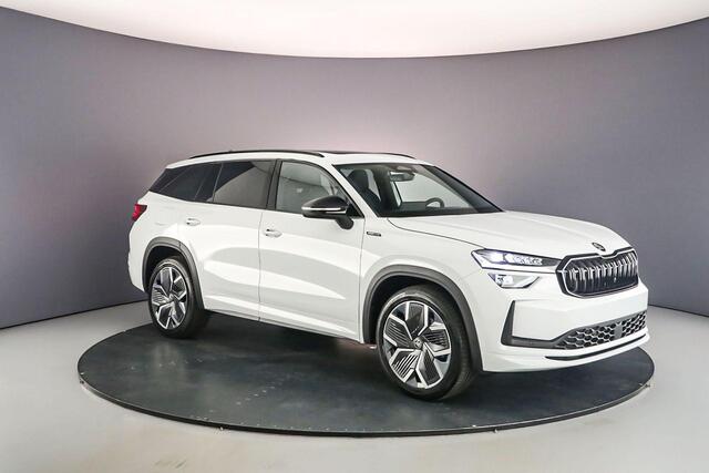 Skoda Kodiaq Sportline Business 1.5 TSI PHEV 204pk DSG Automaat Trekhaak, Panoramadak, Adaptive cruise control, Navigatie, Elektrische achterklep, LED matrix koplampen, Stoelverwarming