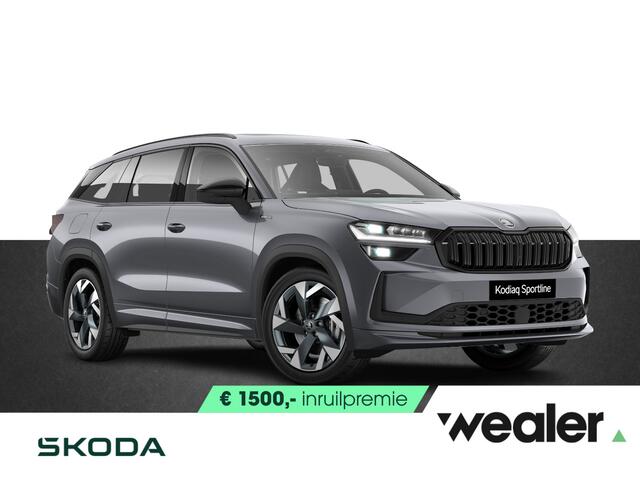 Skoda Kodiaq Sportline Business 1.5 TSI PHEV 204 PK DSG | Trekhaak | Led-Matrix | Panorama-Dak | 19" lichtmetalen velgen | Winter Pakket |