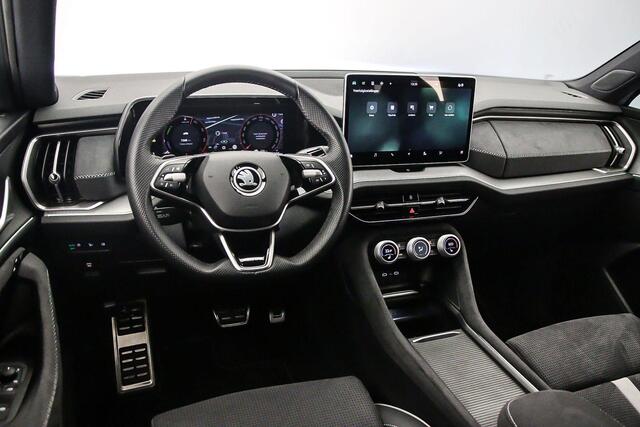 Skoda Kodiaq Sportline Business 1.5 TSI PHEV 204pk DSG Automaat Adaptive cruise control, Navigatie, Achteruitrijcamera, Elektrische achterklep, LED matrix koplampen, Stuurwiel verwarmd, Parkeersensoren