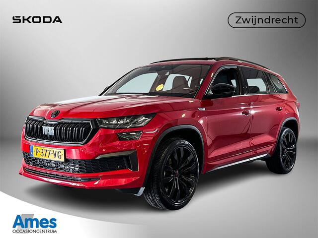 Skoda Kodiaq 1.5 150pk TSI Sportline Business / Achteruitrijcamera / Verwarmbare vóórruit / Panoramadak / Leder incl. elektrische verstelbare voorstoelen