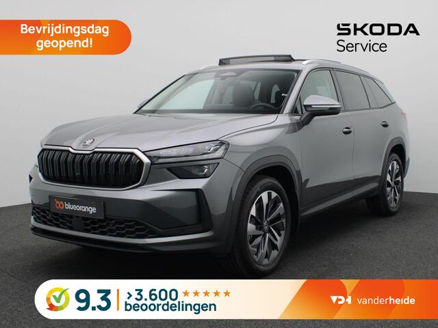 Skoda Kodiaq 1.5 TSI MHEV Business Edition 7p. 150PK DSG matrix led, trekhaak, adaptive cruise met travel assist, side assist, achteruitrijcamera, schuif-kanteldak, stuur-stoelverwarming, keyless, alarm, 19" lichtmetaal