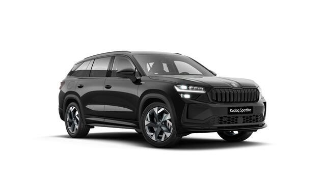 Skoda Kodiaq 1.5 TSI PHEV 204 6DSG Sportline Business Automaat | KESSY (Keyless Entry and Start stop System) | Mechanisch wegklapbare trekhaak | Multifunctioneel verwarmbaar 3 spaaks sportstuur incl. peddels voor recuperatie en HOD (hands off detectie)