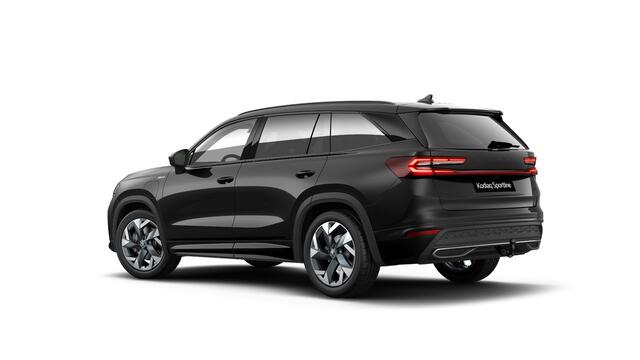 Skoda Kodiaq 1.5 TSI PHEV 204 6DSG Sportline Business Automaat | KESSY (Keyless Entry and Start stop System) | Mechanisch wegklapbare trekhaak | Multifunctioneel verwarmbaar 3 spaaks sportstuur incl. peddels voor recuperatie en HOD (hands off detectie)