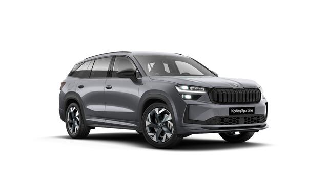 Skoda Kodiaq 1.5 TSI PHEV 204 6DSG Sportline Business Automaat | Multifunctioneel verwarmbaar 3 spaaks sportstuur incl. peddels voor recuperatie en HOD (hands off detectie) | KESSY (Keyless Entry and Start stop System)