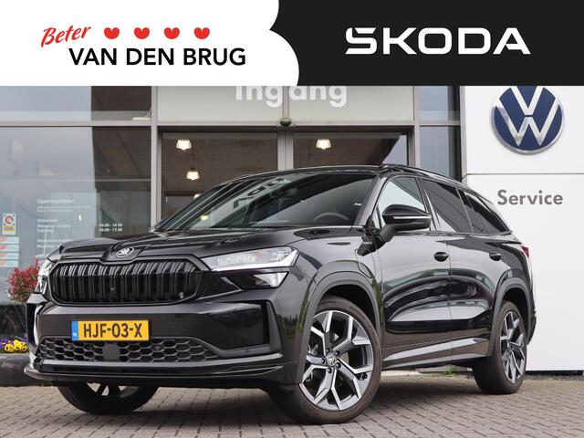 Skoda Kodiaq 1.5 TSI 204 pk PHEV Sportline Business | Zwenkbare Trekhaak | Navigatie | SmartLink | Adaptive Cruise | LED | Camera | Stoelverwarming | Elektrische Stoelen | Nieuwprijs Rijklaar ¤55.730,-