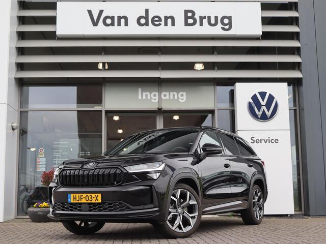 Skoda Kodiaq 1.5 TSI 204 pk PHEV Sportline Business | Zwenkbare Trekhaak | Navigatie | SmartLink | Adaptive Cruise | LED | Camera | Stoelverwarming | Elektrische Stoelen | Nieuwprijs Rijklaar ¤55.730,-