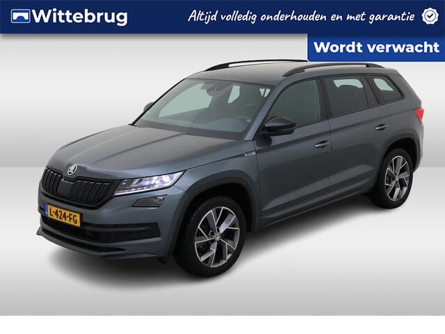 Skoda Kodiaq 1.5 TSI Sportline Business 7p. / LED / Camera / Memory Bestuurdersstoel / Afneembare Trekhaak / Elek. Achterklep / 19" LMV