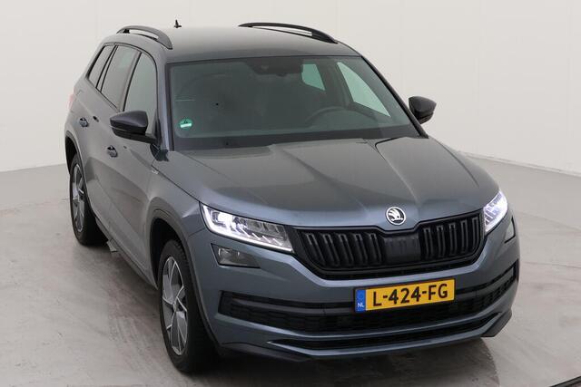 Skoda Kodiaq 1.5 TSI Sportline Business 7p. / LED / Camera / Memory Bestuurdersstoel / Afneembare Trekhaak / Elek. Achterklep / 19" LMV