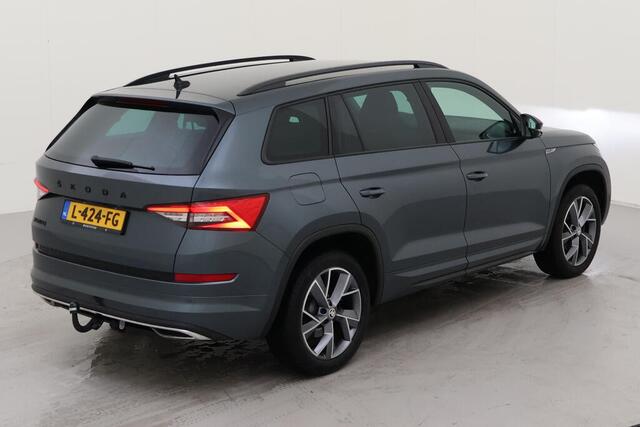 Skoda Kodiaq 1.5 TSI Sportline Business 7p. / LED / Camera / Memory Bestuurdersstoel / Afneembare Trekhaak / Elek. Achterklep / 19" LMV