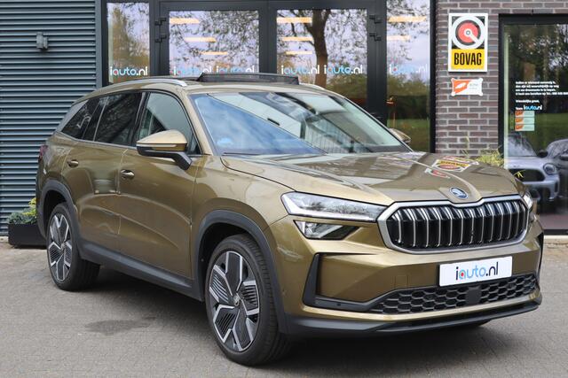 Skoda Kodiaq 1.5 TSI iV PHEV 204PK Business Pano/Leder/Matrix LED/DCC/360Camera/Head-up/Keyless/20"/Trekhaak wegkl.