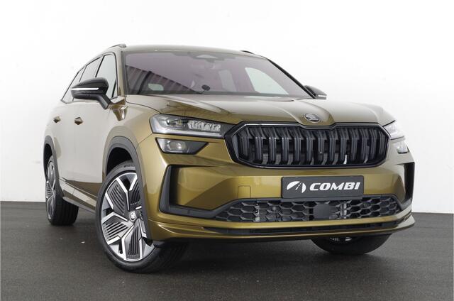 Skoda Kodiaq 1.5 TSI PHEV Sportline Business > Trekhaak | 20 inch | Winter-pakket | Bronx Gold Metallic Lease ook mogelijk!