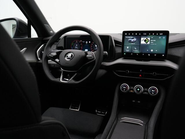 Skoda Kodiaq 1.5 TSI 204 pk DSG PHEV Sportline Business | Geheugenstoelen | Stoel-/achterbankverwarming | CANTON | Leder/alcantara | Matrix LED