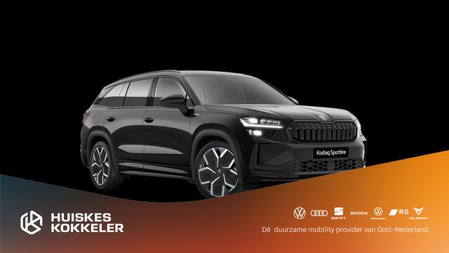 Skoda Kodiaq Sportline Business 1.5 TSI PHEV 204pk DSG Automaat Trekhaak, Panoramadak, Head up display, 360 camera, Achteruitrijcamera, Adaptive cruise control