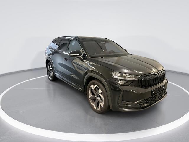 Skoda Kodiaq 1.5 TSI 204pk DSG PHEV Sportline Business · Camera · Elek.Trekhaak · Apple/Android Car Play · Navigatie · Elek. Bestuurdersstoel · 19'' Inch · Garantie t/m 04-03-2028 of 100.000km