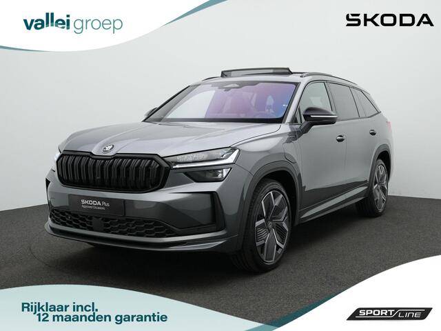 Skoda Kodiaq 1.5 TSI 204 pk DSG PHEV Sportline Business | Panoramadak | Trekhaak | Geheugenstoelen | Canton | Matrix LED | Stuur-/stoelverwarming | Achteruitrijcamera | Navigatie