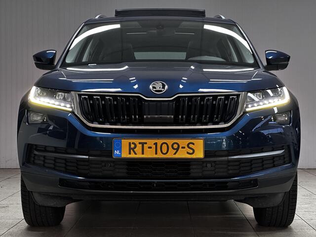 Skoda Kodiaq 1.4 TSI Style/ Open-Pano Dak!/ Trekhaak/ LED Koplampen/ Canton-Audio/ Elek.Stoel+Memory/ Stoelverw./ Keyless/ Apple+Android/ DAB+/ Clima/ Navi/ Cruise/ Bluetooth/ Multi.LEDER.Stuur/ Elek.Pakket/ Isofix/ PDC