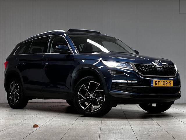 Skoda Kodiaq 1.4 TSI Style/ Open-Pano Dak!/ Trekhaak/ LED Koplampen/ Canton-Audio/ Elek.Stoel+Memory/ Stoelverw./ Keyless/ Apple+Android/ DAB+/ Clima/ Navi/ Cruise/ Bluetooth/ Multi.LEDER.Stuur/ Elek.Pakket/ Isofix/ PDC