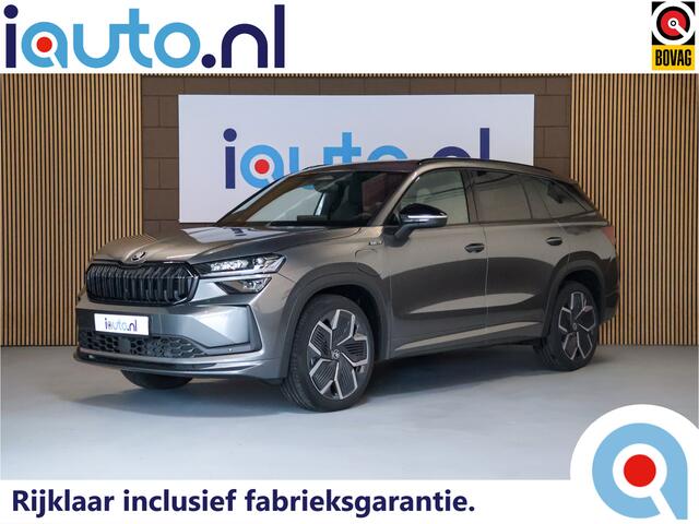 Skoda Kodiaq iV 1.5 TSI PHEV Sportline Pano/Matrix LED/DCC/ACC/Keyless/Camera/20"/Canton/Elek. stoelen+mem/Trekhaak wegkl.