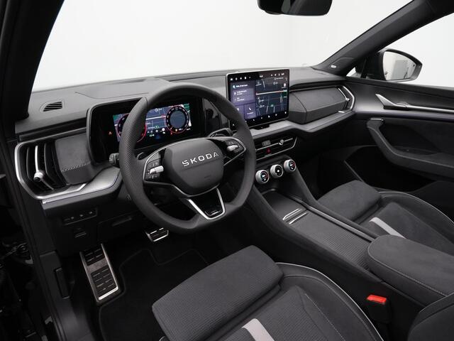 Skoda Kodiaq 7 pers. 1.5 TSI MHEV 150 pk DSG Sportline | Panoramadak | Geheugenstoelen | Head-up display | Matrix LED | Rondomzicht camera | Canton | Stuur-/achterbankverwarming