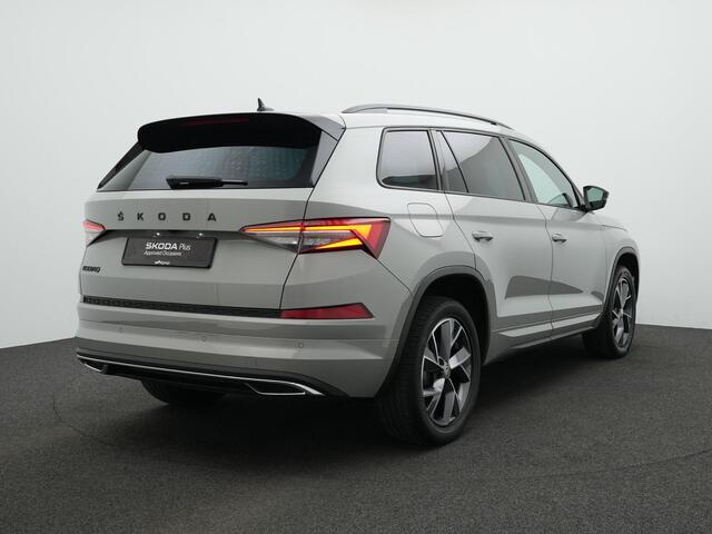 Skoda Kodiaq 1.5 TSI 150 pk DSG Sportline Business | Geheugenstoel | Leder/alcantara | Matrix LED | Achteruitrijcamera | Navigatie
