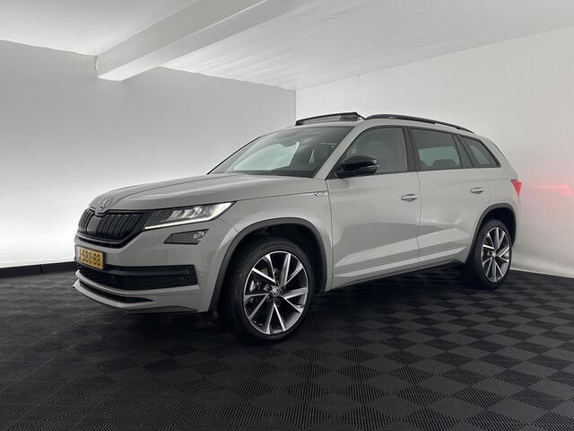 Skoda Kodiaq 1.5 TSI Sportline Business (INCL-BTW) Aut. *PANO | LEATHER-MICROFIBRE | FULL-LED | MEMORY-PACK | DIGI-COCKPIT | NAVI-FULLMAP | CAMERA | DAB+ | AMBIENT-LIGHT | KEYLESS | DAB+ | CARPLAY | PRIVACY-GLASS