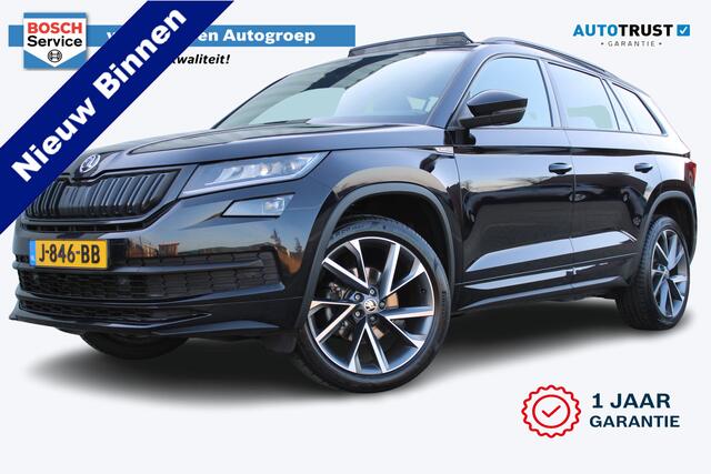 Skoda Kodiaq 1.5 TSI Sportline Business | Incl. 12 maanden garantie | Wegklapbare trekhaak | Apple CarPlay | Canton audio | Adaptive cruise | Stoelverwarming | Achteruitrij camera | Parkeersensoren |
