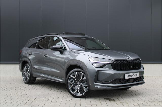Skoda Kodiaq 1.5 TSI PHEV Sportline Business - Pano - Trekhaak - Stoel/Stuurverwarming - ACC - Canton - Navi - Camera - Blindspot - Keyless - Rijklaar